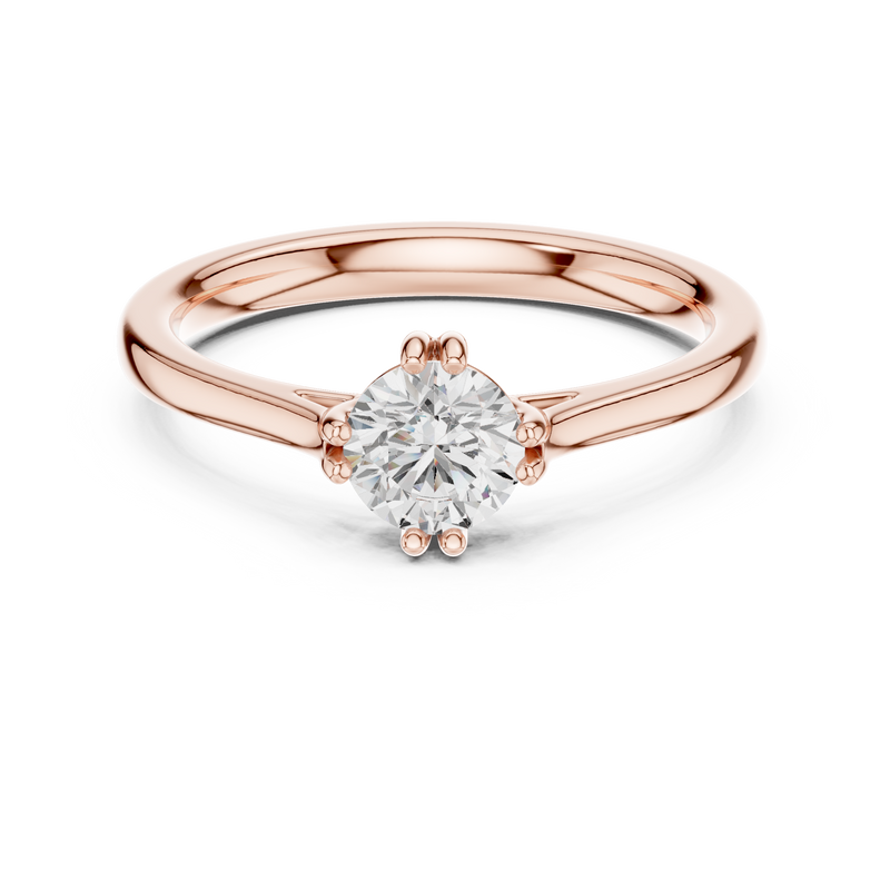 Ladies Ring DDLR-542@7 - Rose Gold - Image
