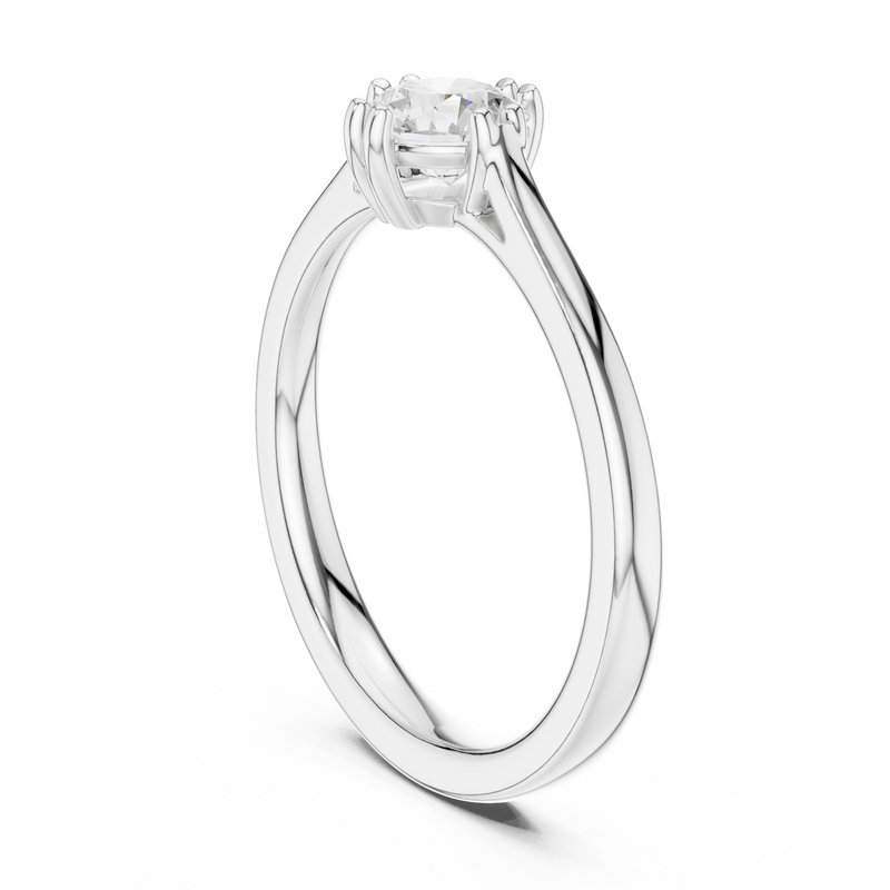 Ladies Ring DDLR-542@7 - White Gold - Image