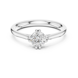 Ladies Ring DDLR-542@7 - White Gold - Image