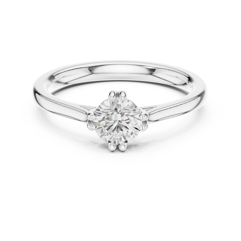 Ladies Ring DDLR-542@7 - White Gold - Image