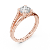 Ladies Ring DDLR-543@7 - Rose Gold - Image