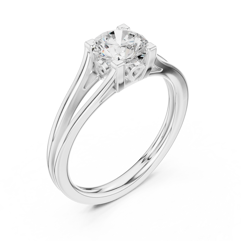 Ladies Ring DDLR-543@7 - White Gold - Image