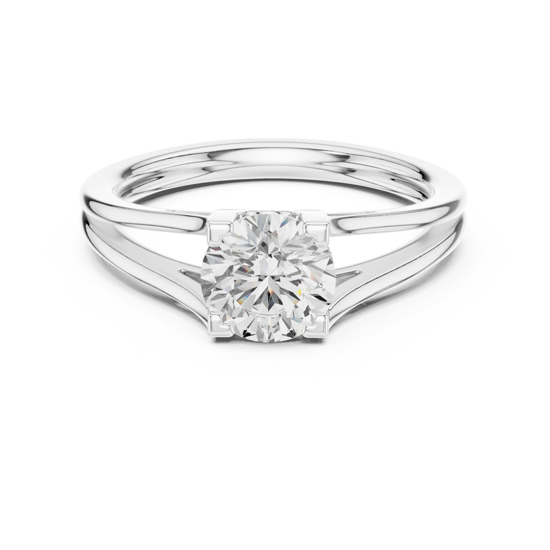 Ladies Ring DDLR-543@7 - White Gold - Image