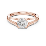 Ladies Ring DDLR-544@7 - Rose Gold - Image