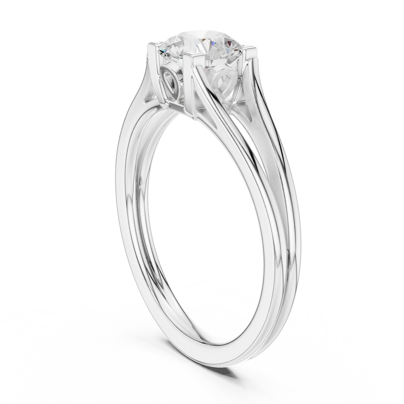 Ladies Ring DDLR-544@7 - White Gold - Image