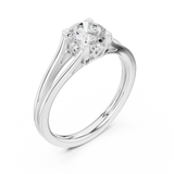 Ladies Ring DDLR-544@7 - White Gold - Image
