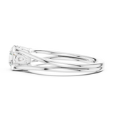 Ladies Ring DDLR-544@7 - White Gold - Image