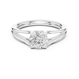 Ladies Ring DDLR-544@7 - White Gold - Image