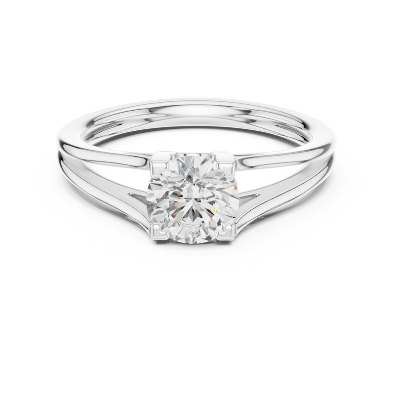 Ladies Ring DDLR-544@7 - White Gold - Image
