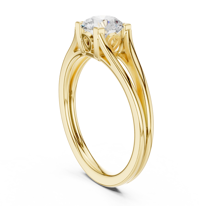 Ladies Ring DDLR-544@7 - Yellow Gold - Image