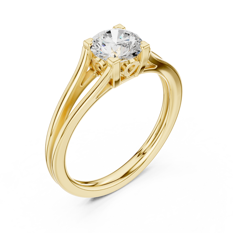 Ladies Ring DDLR-544@7 - Yellow Gold - Image