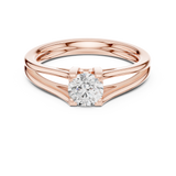 Ladies Ring DDLR-545@7 - Rose Gold - Image