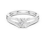 Ladies Ring DDLR-545@7 - White Gold - Image