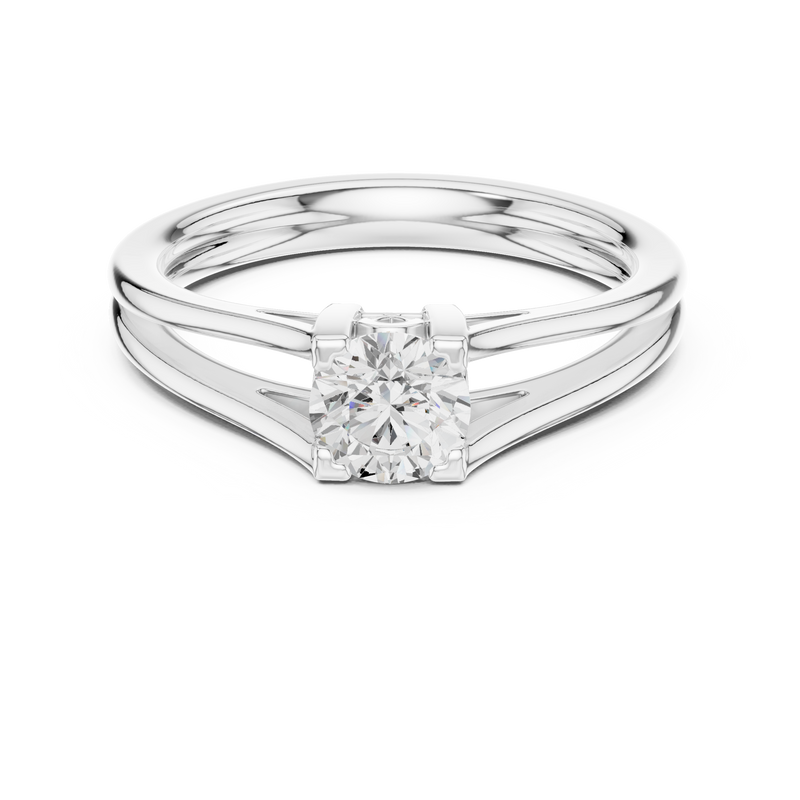 Ladies Ring DDLR-545@7 - White Gold - Image