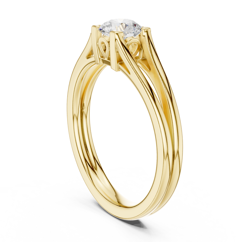 Ladies Ring DDLR-545@7 - Yellow Gold - Image