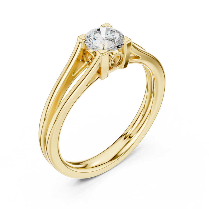 Ladies Ring DDLR-545@7 - Yellow Gold - Image