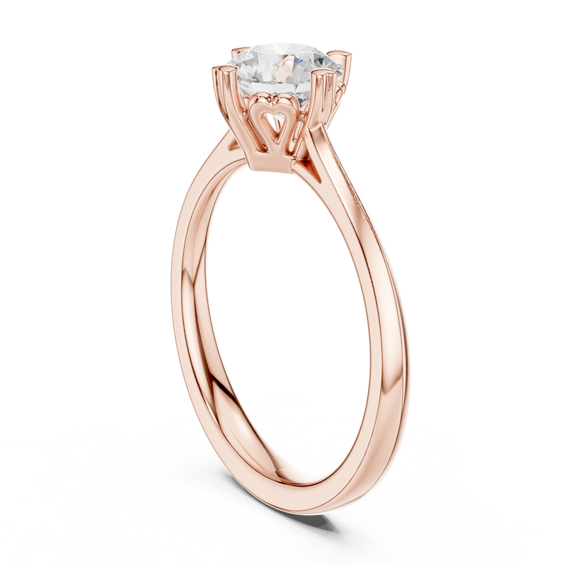 Ladies Ring DDLR-546@7 - Rose Gold - Image