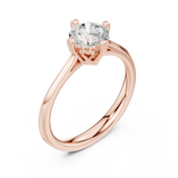 Ladies Ring DDLR-546@7 - Rose Gold - Image