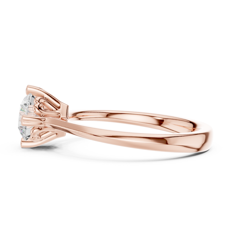 Ladies Ring DDLR-546@7 - Rose Gold - Image