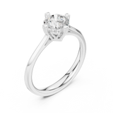 Ladies Ring DDLR-546@7 - White Gold - Image