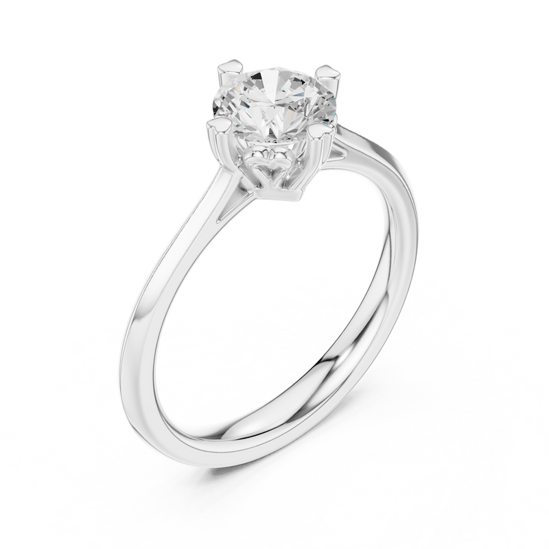 Ladies Ring DDLR-546@7 - White Gold - Image