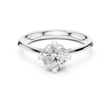 Ladies Ring DDLR-546@7 - White Gold - Image