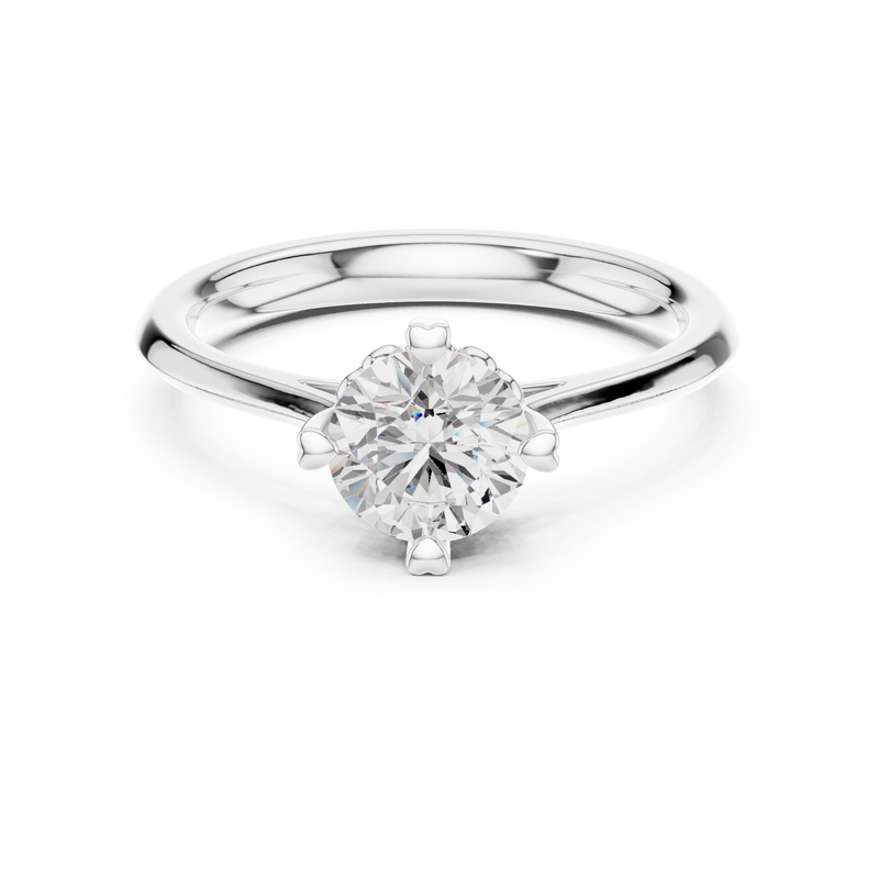 Ladies Ring DDLR-546@7 - White Gold - Image