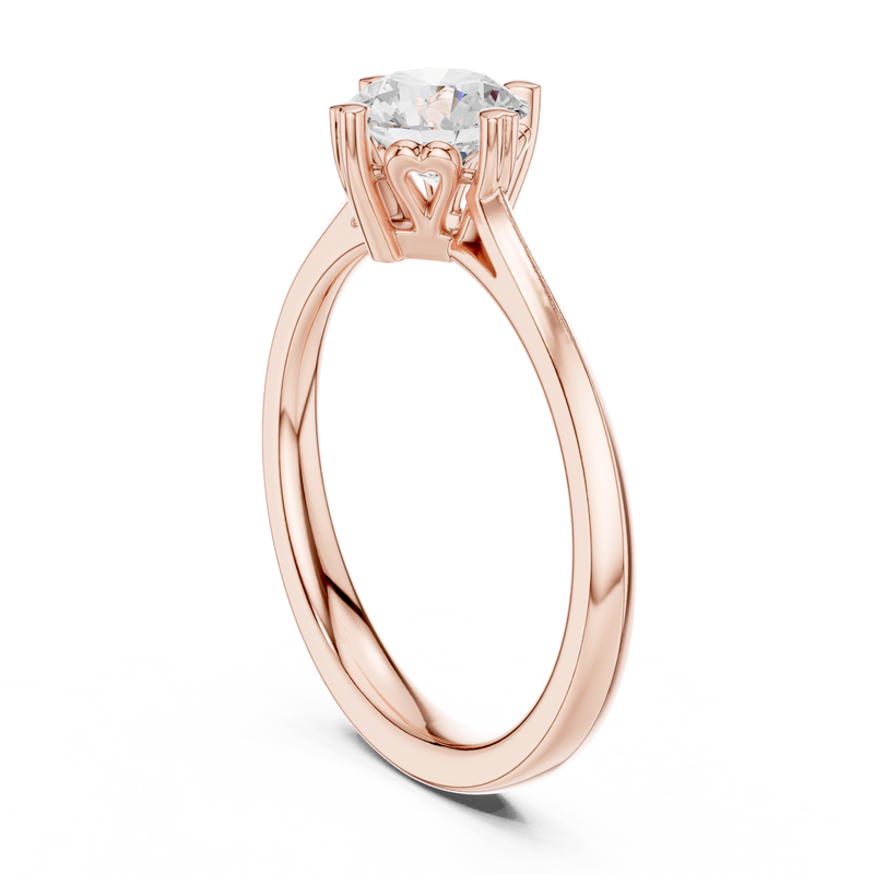 Ladies Ring DDLR-547@7 - Rose Gold - Image