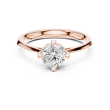 Ladies Ring DDLR-547@7 - Rose Gold - Image