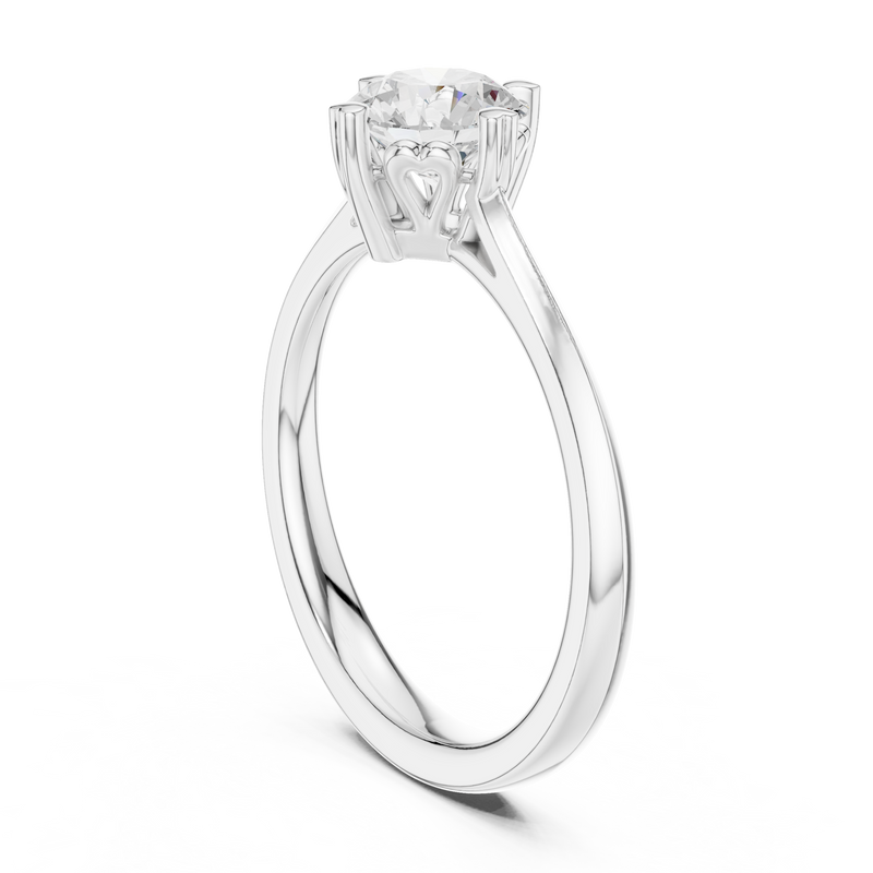 Ladies Ring DDLR-547@7 - White Gold - Image
