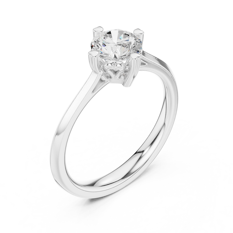 Ladies Ring DDLR-547@7 - White Gold - Image