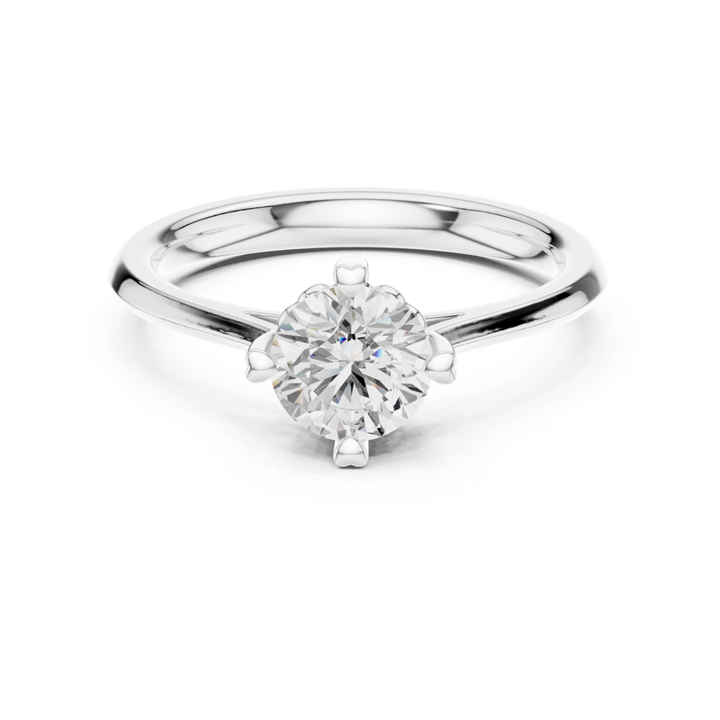 Ladies Ring DDLR-547@7 - White Gold - Image