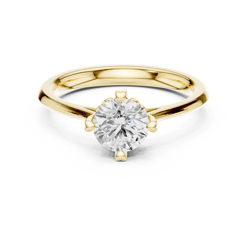 Ladies Ring DDLR-547@7 - Yellow Gold - Image