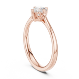 Ladies Ring DDLR-548@7 - Rose Gold - Image