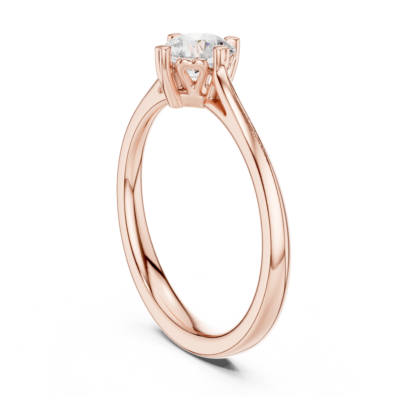 Ladies Ring DDLR-548@7 - Rose Gold - Image