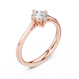 Ladies Ring DDLR-548@7 - Rose Gold - Image