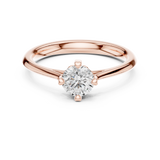 Ladies Ring DDLR-548@7 - Rose Gold - Image