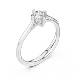 Ladies Ring DDLR-548@7 - White Gold - Image