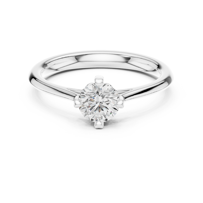 Ladies Ring DDLR-548@7 - White Gold - Image
