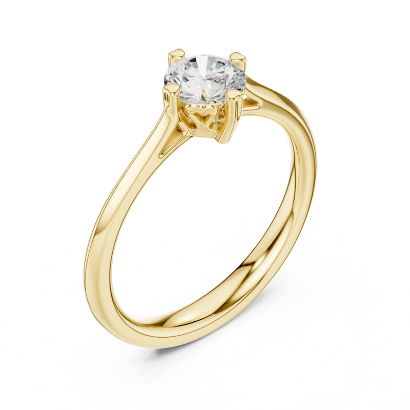 Ladies Ring DDLR-548@7 - Yellow Gold - Image