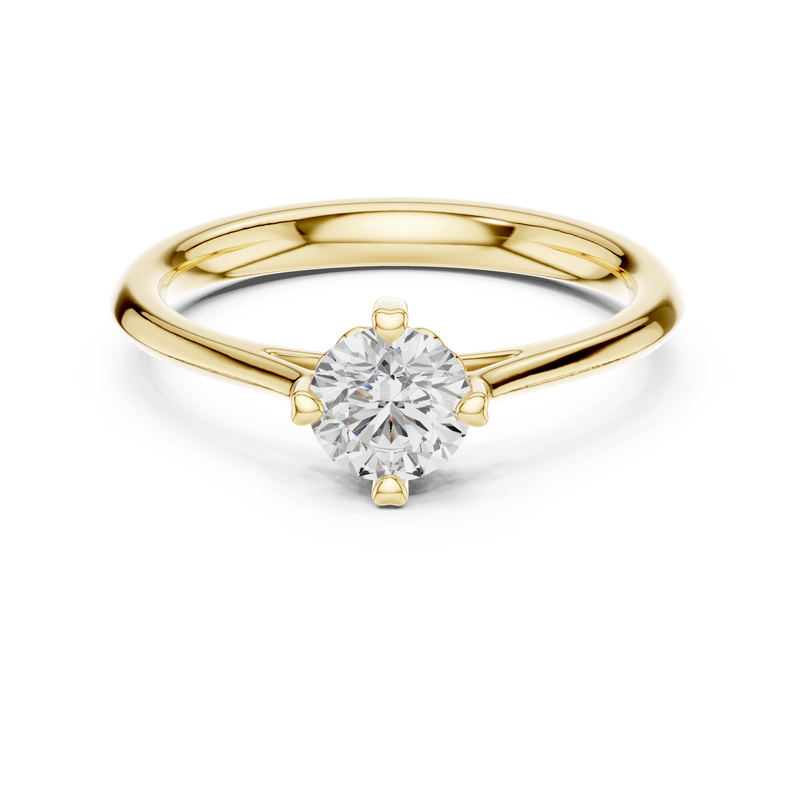 Ladies Ring DDLR-548@7 - Yellow Gold - Image