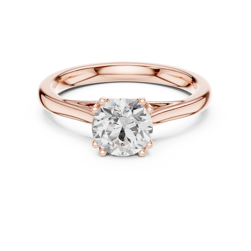Ladies Ring DDLR-549@7 - Rose Gold - Image