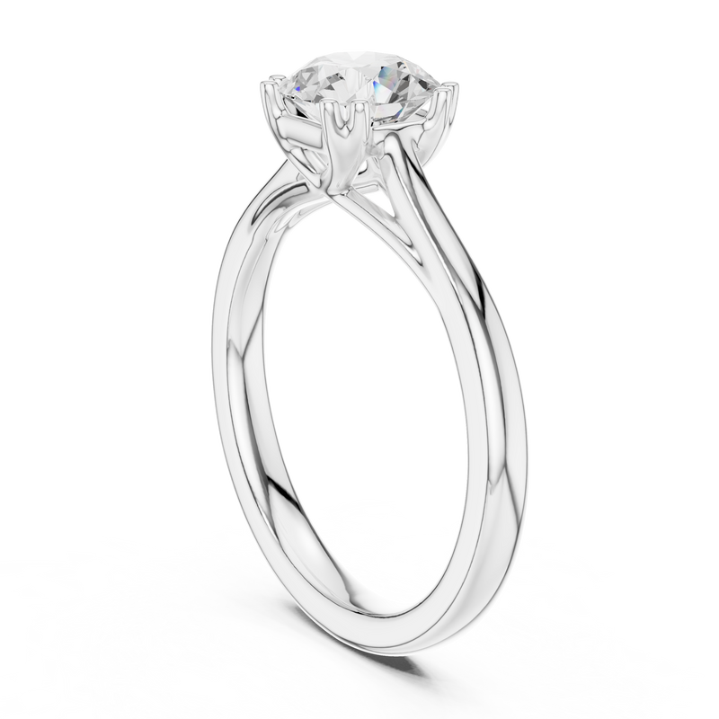 Ladies Ring DDLR-549@7 - White Gold - Image