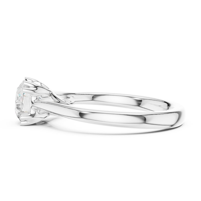 Ladies Ring DDLR-549@7 - White Gold - Image