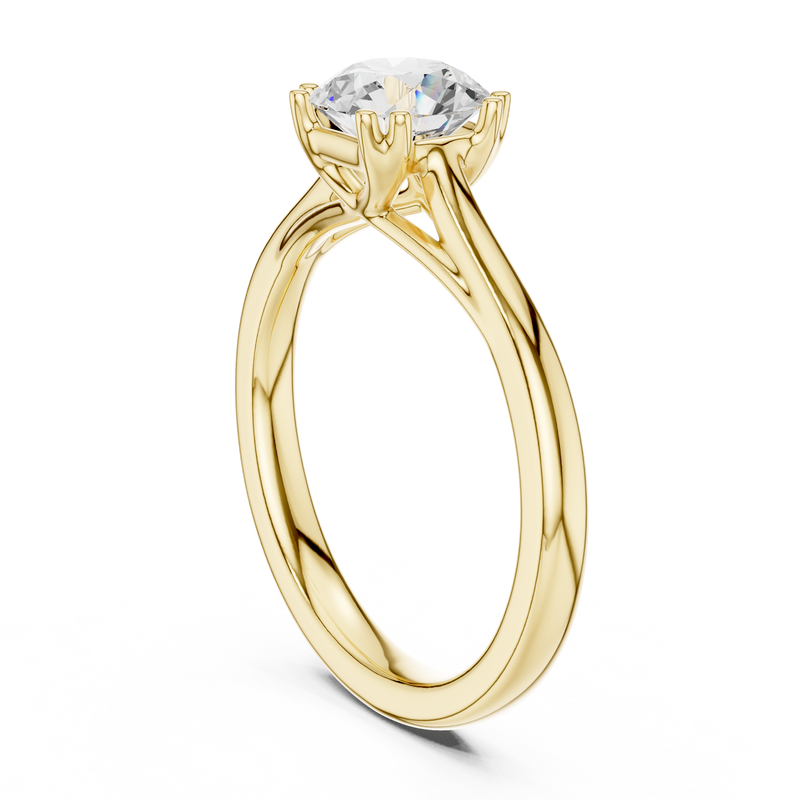 Ladies Ring DDLR-549@7 - Yellow Gold - Image