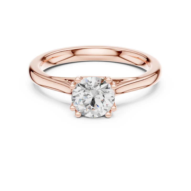 Ladies Ring DDLR-550@7 - Rose Gold - Image