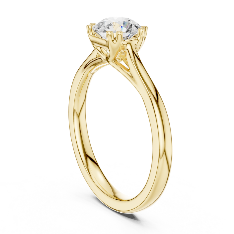 Ladies Ring DDLR-550@7 - Yellow Gold - Image
