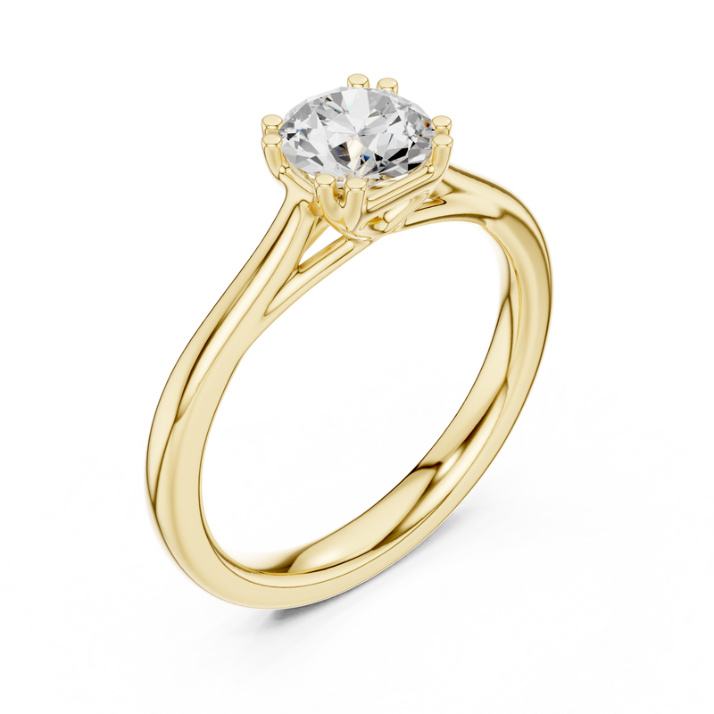 Ladies Ring DDLR-550@7 - Yellow Gold - Image