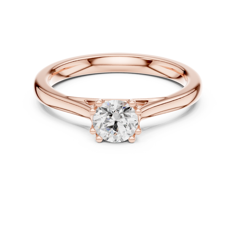 Ladies Ring DDLR-551@7 - Rose Gold - Image