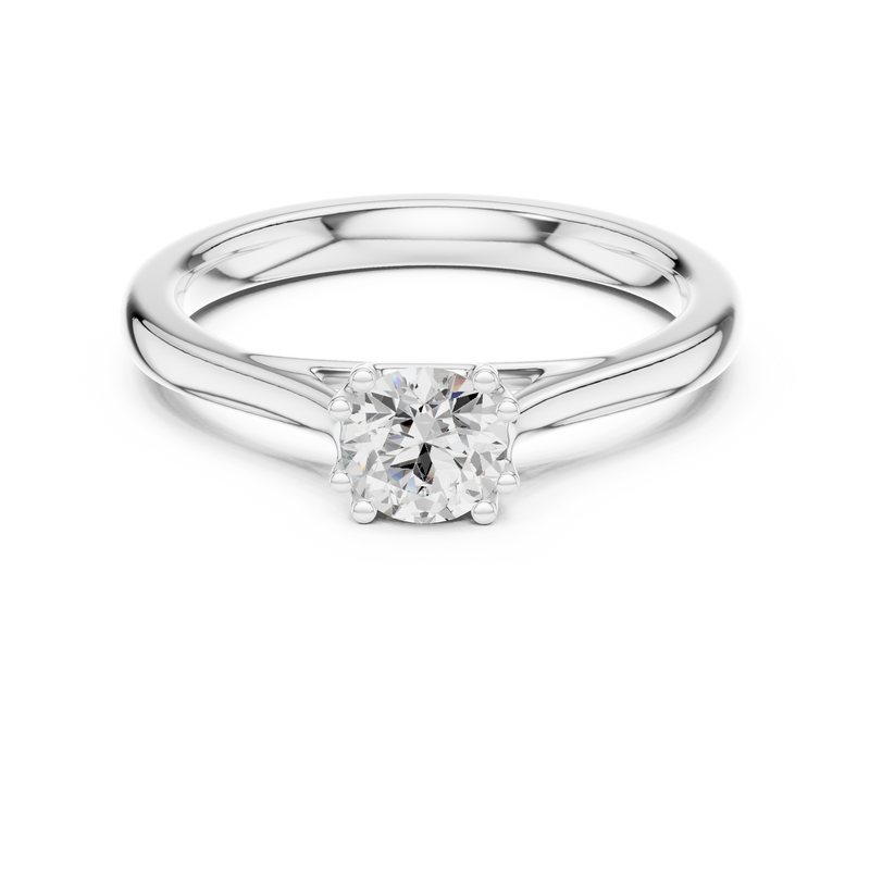 Ladies Ring DDLR-551@7 - White Gold - Image